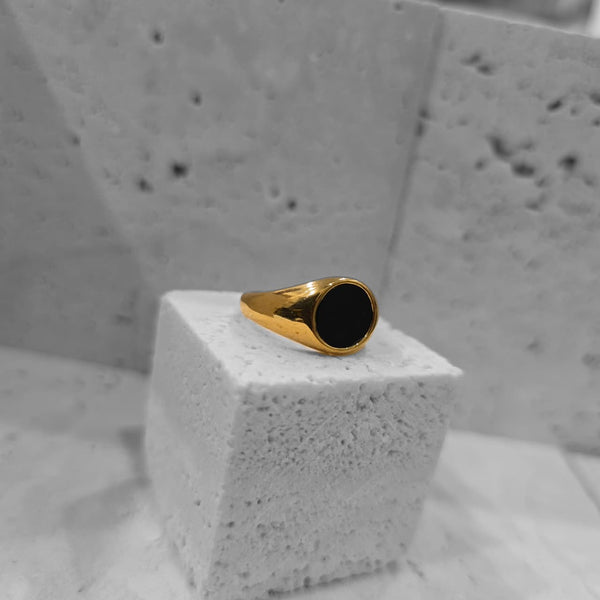 Block stone Rings