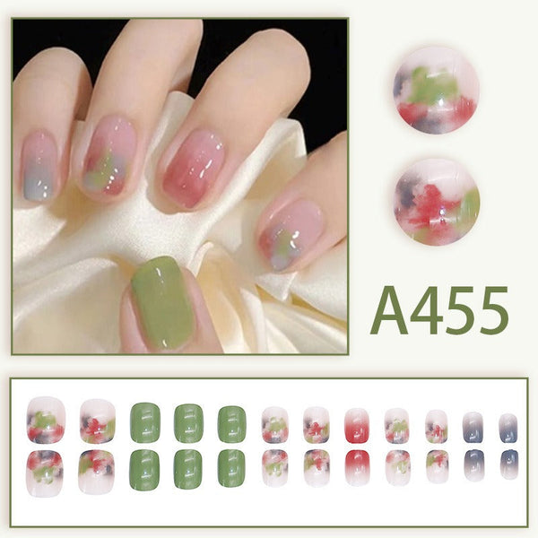 Summer Fresh Style False Nails - 24Pcs