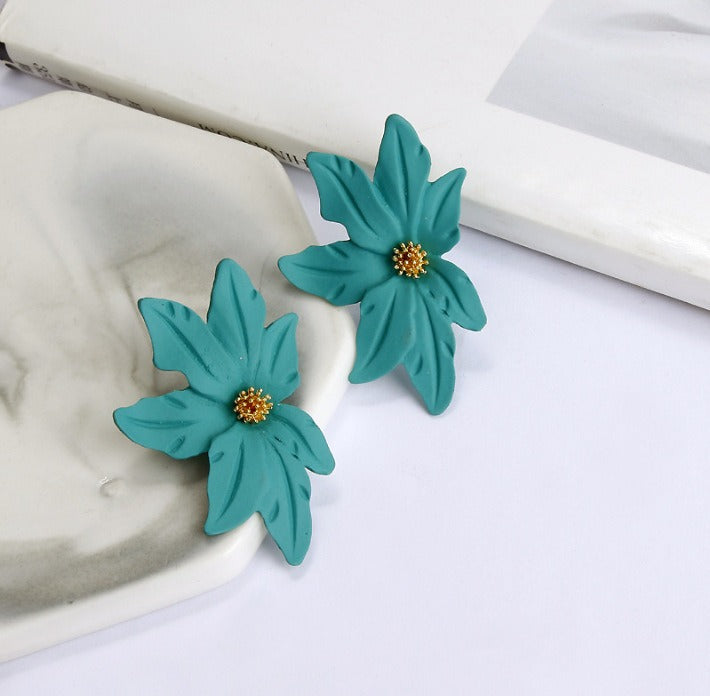 Flower Earrings Korean Personality