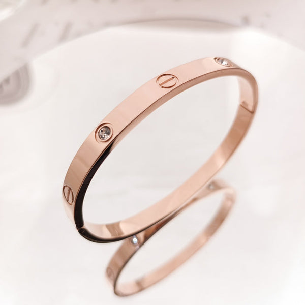 Rhinestone Bracelet Cuff Simple Trendy