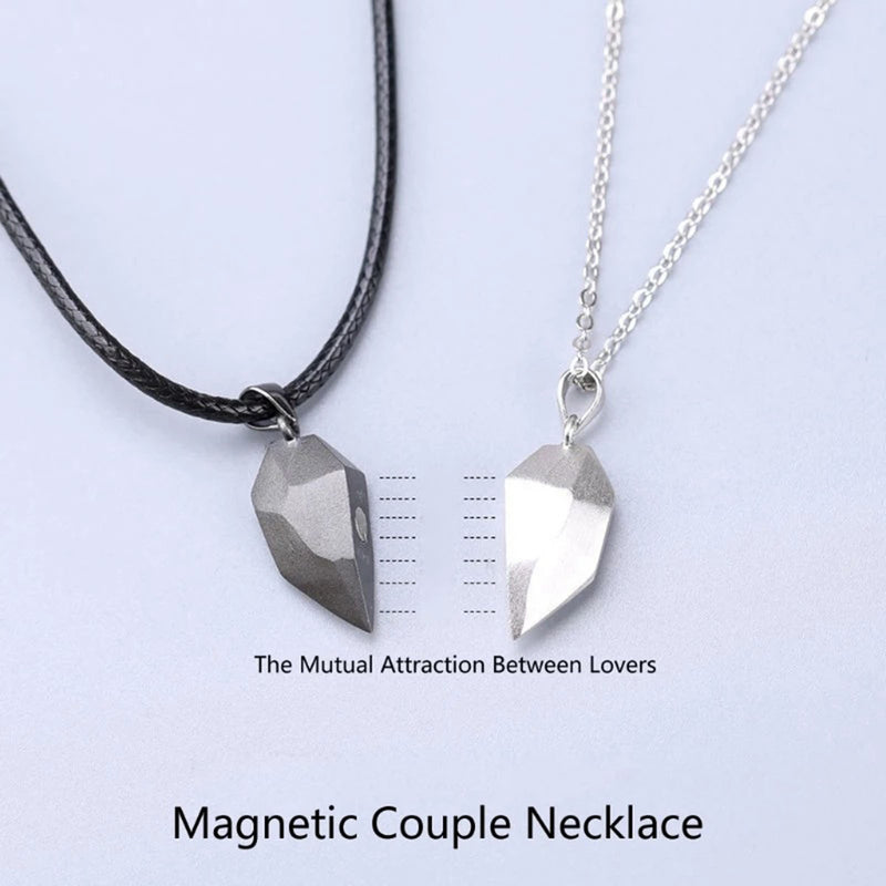 Heart Magnetic Broken Heart Necklace Locket