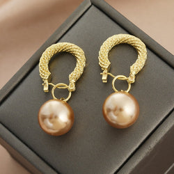 Temperament Pearl Earrings