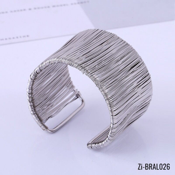 Metal Open Bracelet iron Wire Hand-Wound Exaggerated Bracelet