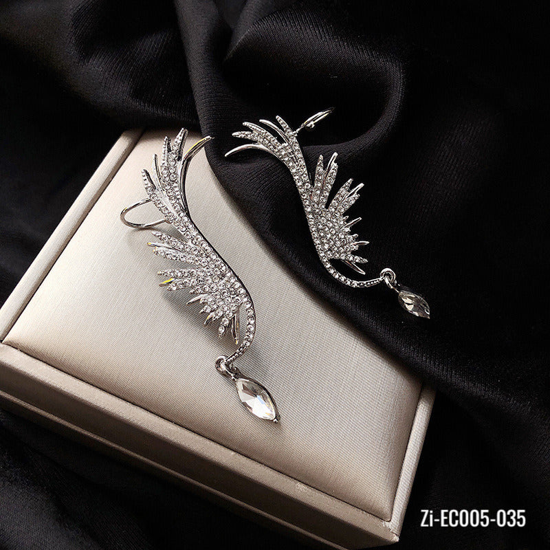 S925 silver needle Korean wings