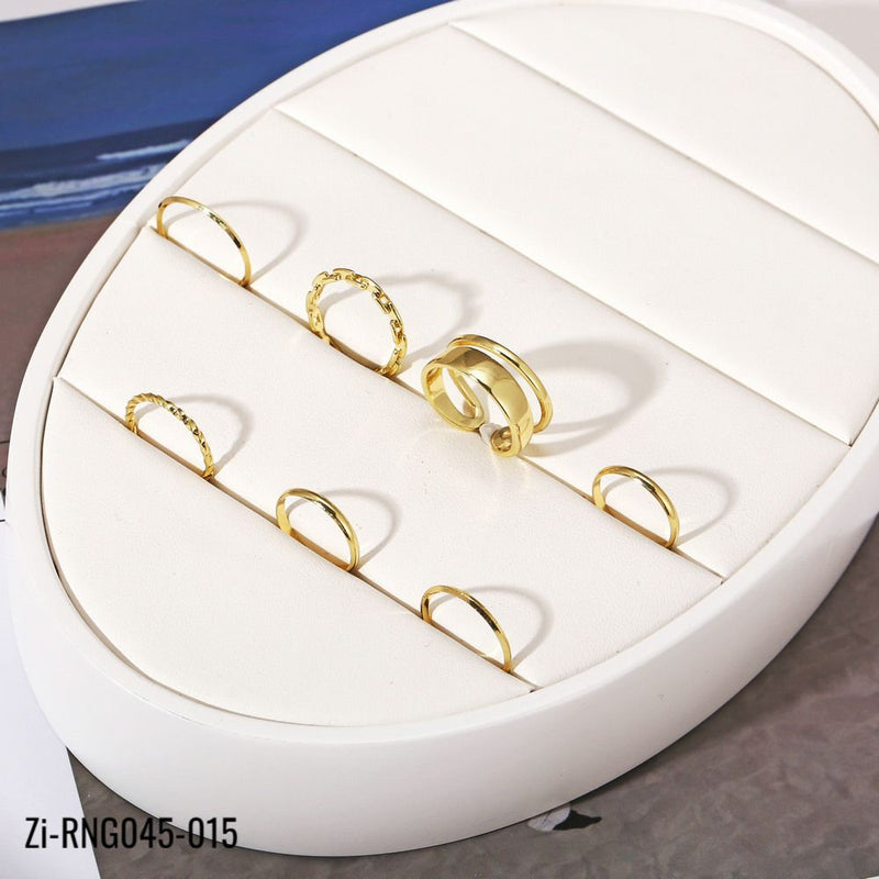 7-Piece Metal Knuckle Ring