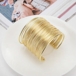Fashion Thin Wire Open Bracelet