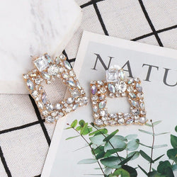 Rhinestone Diamond Earrings