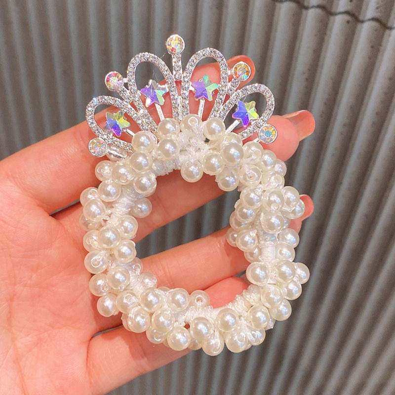 Fashion Pearl Crown Princess Hair Bands